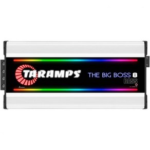 TARAMPS BOSS 8BASS 빅보스 8 Bass 1채널 8000와트 RMS 0.52옴 카 오디오 클래스 D 앰프