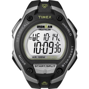 Timex 아이언맨 클래식 30 남성용 손목시계 오버사이즈 블랙 블루 옐로우 패스트 벨크로 T5K413