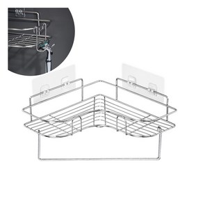 3S리빙 접착식 스텐레스 욕실선반