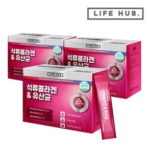 라이프허브 석류콜라겐 유산균 3세트 (2g x 90포), 60g, 3개