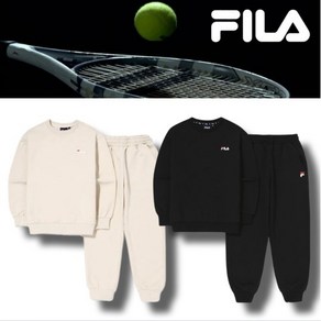 [브랜드정품/빠른출고] 휠라 FILA 키즈 기모 트레이닝 세트 추천 2 Colos 아동 맨투맨 조거바지 팬츠 스몰 로고