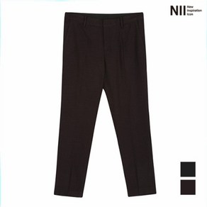 NII(사입) [NII] 남성 허리밴드 체크 일자 팬츠_2NNXDLTW9101 긴바지