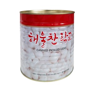 삼도식품 해울찬락교 SS 3kg 1개 원터치캔, 락교 3kg 3s사이즈