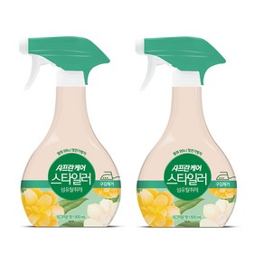 샤프란케어 스타일러 섬유탈취제 500mL 싱그러운향, 2개