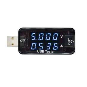 고정밀 USB 전압계 전류계 LCD 디지털 전류 전압 충전 감지기 모바일 전원 USB 테스터 충전기 4 자리