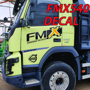 볼보FMX데칼스티커 볼보덤프 화물차스티커 FMX540 FH540 FH500 FM460, FMX데칼풀세트, 1개