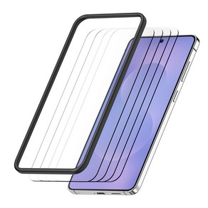케이맥스 0.2mm 지문인식 고투명 휴대폰 강화유리 액정보호필름 4p, 1개