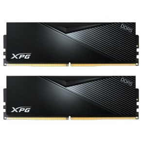 [ADATA] XPG DDR5 PC5-48000 CL30 LANCER 블랙 서린 [32GB (16GB*2)] (6000), 1세트