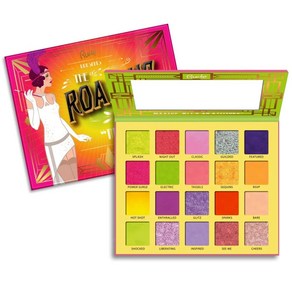 Rude - The Roaing 20's Eyeshadow Palette - Neons 루드 - 더 로어링 20's 아이섀도 팔레트 - 네온스, 1개