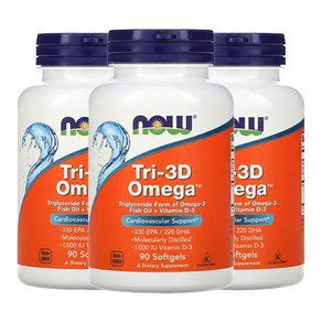 나우푸드 Tri-3D Omega EPA 330/DHA 220 소프트젤 90정