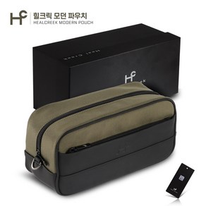 힐크릭 모던 골프 파우치 HCPO-0023, 블랙