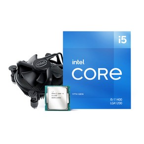 박스 인텔 코어11세대 정품 i5-11400 CPU (로켓레이크 LGA1200 쿨러포함), 1개, 선택하세요