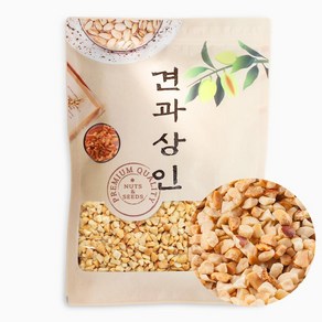 [견과상인]미국산 땅콩분태 1kg 8태 고소하고 진한 맛 볶음 조각 땅콩 토핑 베이커리용