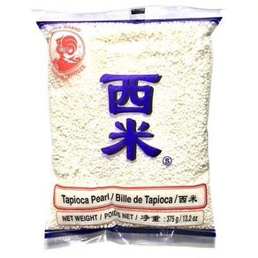 Tapioca peals 13.2oz (cock band)西米 타피오카 펄 13.2oz (콕 브랜드)西米, 1개, 374g