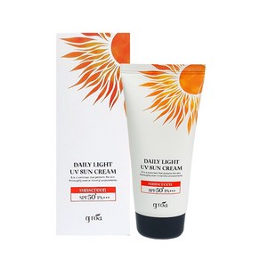 그로아 데일리 라이트 유브이 썬크림 자외선차단 SPF50+70ml, 70ml, 3개