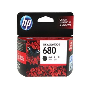 HP No.680 정품잉크 F6V27AA 검정 F6V26AA 칼라, 검정(F6V27AA), 1개