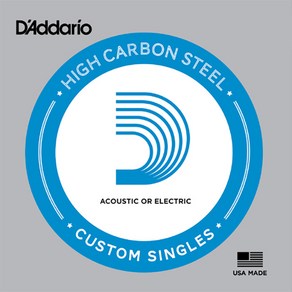 공식수입정품<b>Daddaio - High Cabon Steel Single Sting / 다다리오 낱줄 (게이지 선택), 012(PL012), 012(PL012), 1개