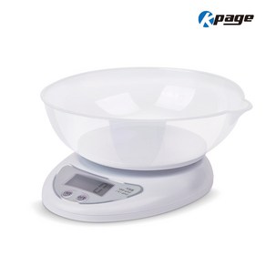 케이페이지 KPS-10WH 가정용 주방저울 0.1g단위 계량 최대 1kg 정밀측정