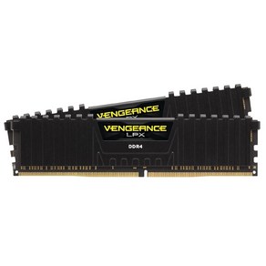 Cosai Vengeance LPX 32GB (2X16GB) DDR4 3200 (PC4-25600) C16 1.35V 데스크톱 메모리 블랙, 1개