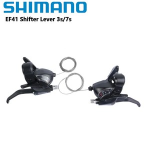 Shimano Touney EF41 시프터 레버 3x7 속도 3 속도 7 속도 MTB 자전거 왼쪽 오른쪽 시프트 산악 자전거 트리거 SL-EF41, 2)7s ight, 1개