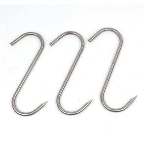 정육 S고리 후크 정육점 고기걸이 갈고리 보관건조용, 4.5cm(길이15cm)10개입, 10개