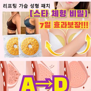 [효과보장!!!] 리프팅 볼륨 가슴 관리 패치 가슴전용 찜질팩 /가슴 확대 패치