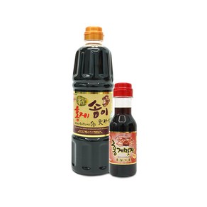 홍일식품 홍게맛장소스 송이 + 홍게맛장소스 레드 세트 (900+200ml), 900ml, 1세트