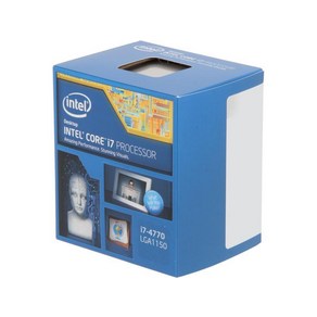 BX80646I74770 Intel Coe i7-4770 - i7 4세대 Haswell 쿼드코어 3.4GHz LGA 1150 84W HD 그래픽 데스크톱 프로세서