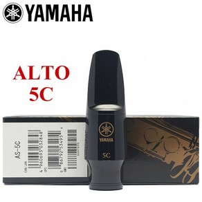 오리지널 YAMAHA 하드 고무 마우스피스 소프라노 알토 테너 색소폰 클라리넷 마우스피스, 알토 5C, 1개