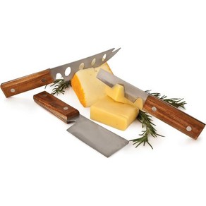 Twine 4 Piece Cheese Knives Set with Ceamic Tile Patten Handles Fo Had and Soft Cheese Bead, 1개