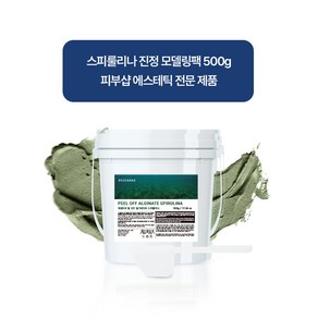 데쌍브르 팩 스피룰리나 피부과 쿨링 모공케어 열감 트러블 진정 모델링팩 500g