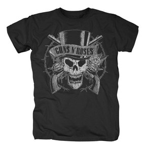 ROCKPANDA Guns N Roses Top Hat 반팔티