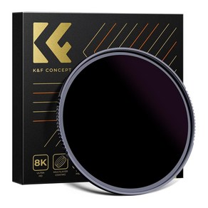 케이앤에프컨셉 NANO X ND100000 태양촬영 8K AGC Glass ND필터 82mm