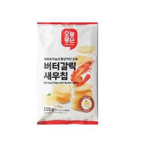 오늘좋은 버터갈릭새우칩 (155G), 5개, 135g