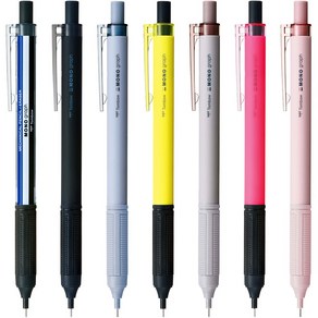 톰보우 모노 그래프 라이트 샤프 0.5mm / 지우개 장착 / 가벼운 무게감 / 고무 그립 / 롱 파이프 샤프 촉, 블랙