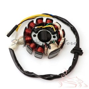 Glixal GY6 125cc 11 coil Magneto Altenato Stato fo Chinese Scoote Moped ATV Go Kat Quads 152QM, 1개