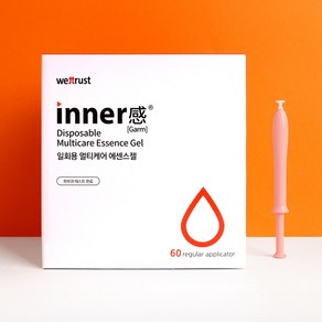 웨트러스트 이너감 일회용 멀티케어 여성청결제 에센스젤 60p, 1개, 102g