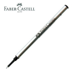 파버카스텔 FABER-CASTELL 리필 수성 볼펜심 M(블랙 블루), 블랙