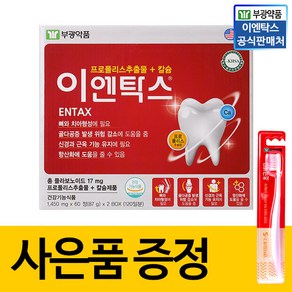 부광약품 이엔탁스 120정 1개 + 안티프라그s 초극세모 칫솔, 이엔탁스 120정+안티프라그s 초극세모 칫솔, 1세트