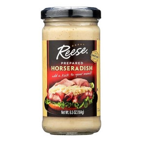 Reese Pepaed Hoseadish 6.5 OZ (Pack of 6) 리즈 양 고추냉이 6.5 OZ (6팩), 184g, 6개