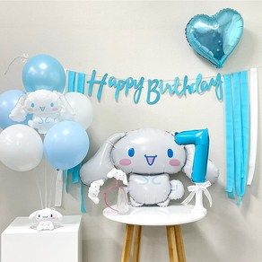 파티앤온 산리오 캐릭터 생일풍선 파티소품 세트