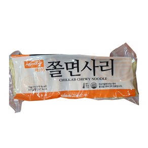 [칠갑농산] 아소미쫄면사리(냉동) 2kg x 6개(1박스), 6개