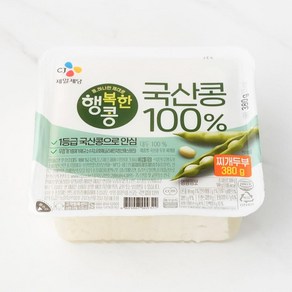 [메가마트]CJ 행복한콩 국산콩100%(찌개용) 380g, 1개