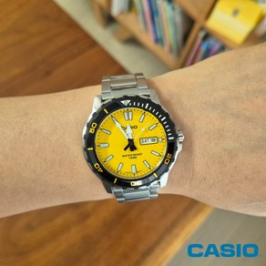 카시오 시계 MTD-125D-9A 남성용 손목시계 메탈밴드 CASIO 정품