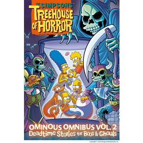 (영문도서) The Simpsons Teehouse of Hoo Ominous Omnibus Vol. 2: Deadtime Stoies fo Boos & Ghouls: ... Hadcove, Abams Comicats, English, 9781419763519