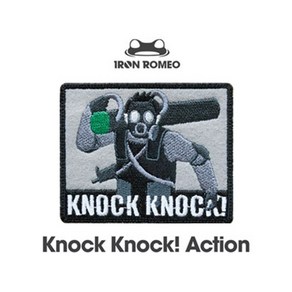 IRON ROMEO 아이언로미오 패치 035 Knock Action 와펜 브로치