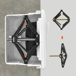 스위치박스 항공나사_1p 콘센트 커버 확장형 날개볼트