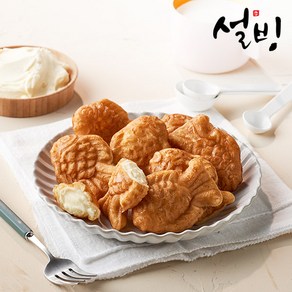 설빙 미니붕어빵 크림치즈 어린이 간식 냉동 한입 디저트 치즈빵 치즈