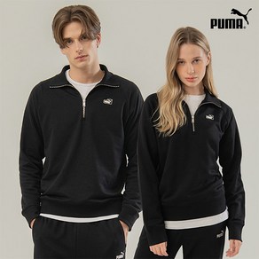 PUMA 22FW 푸마스포츠 유니 반집업맨투맨 다크그레이 921190