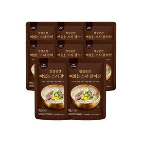 정성곳간 강순의 명인의 뼈 없는 스지 갈비탕 700g 8팩, 8개